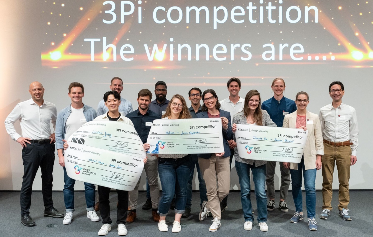 Winners of the 3pi competition at ETH Zurich