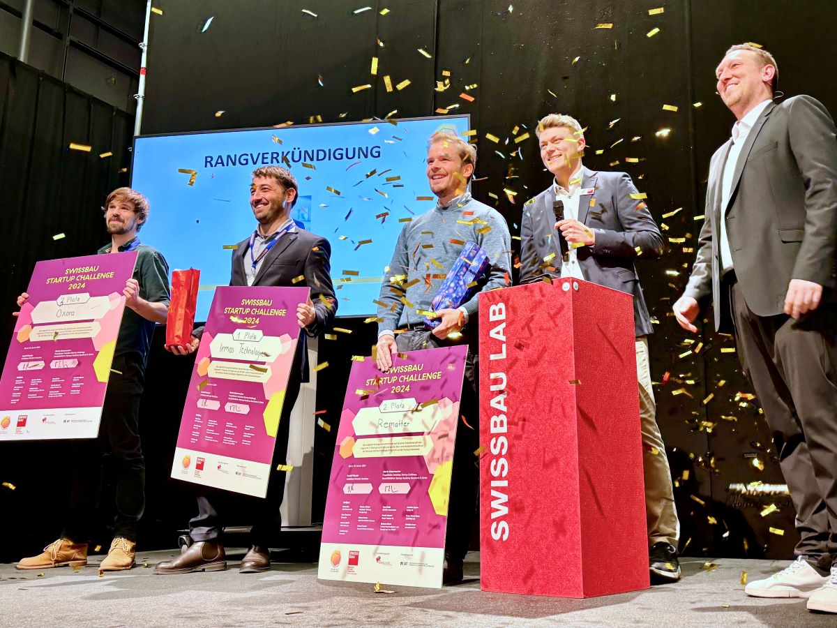 Gewinner Swissbau Startup Challenge