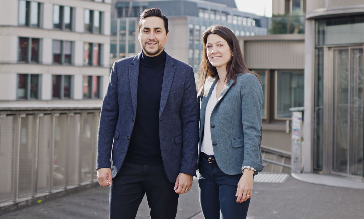 dropz-Gründer Zafar Hasher und Mitgründerin Sabrina Balestra