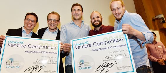 Winners of Climate-KIC Venture Competition announced