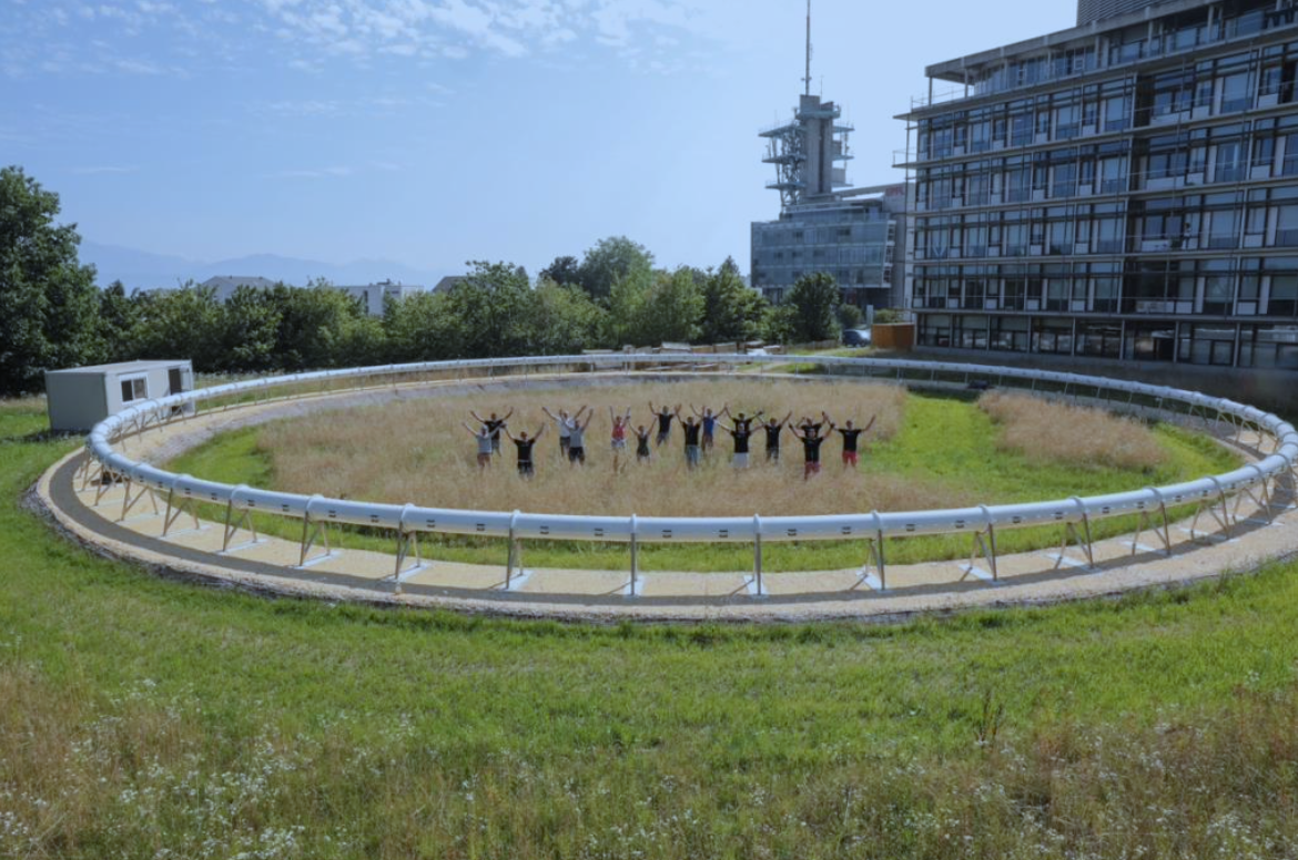 hyperloop testing track at EPFL