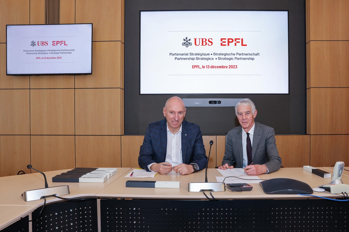 UBS and EPFL unite to foster innovation and entrepreneurship