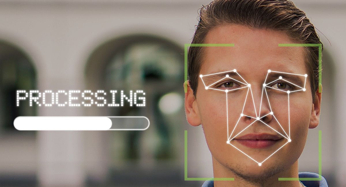 Symbolic image: Facial recogntion