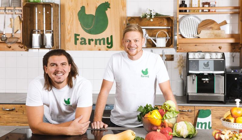 Roman Hartmann und Tobias Schubert, Co-CEOs und Co-Gründer von Farmy