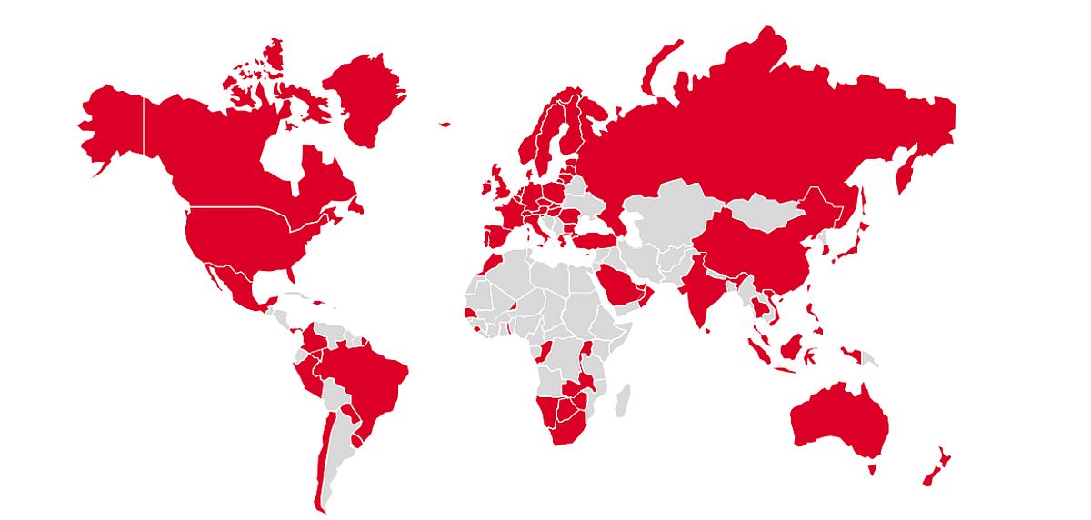 Kemiex-Atradius insurance covers 130+ countries