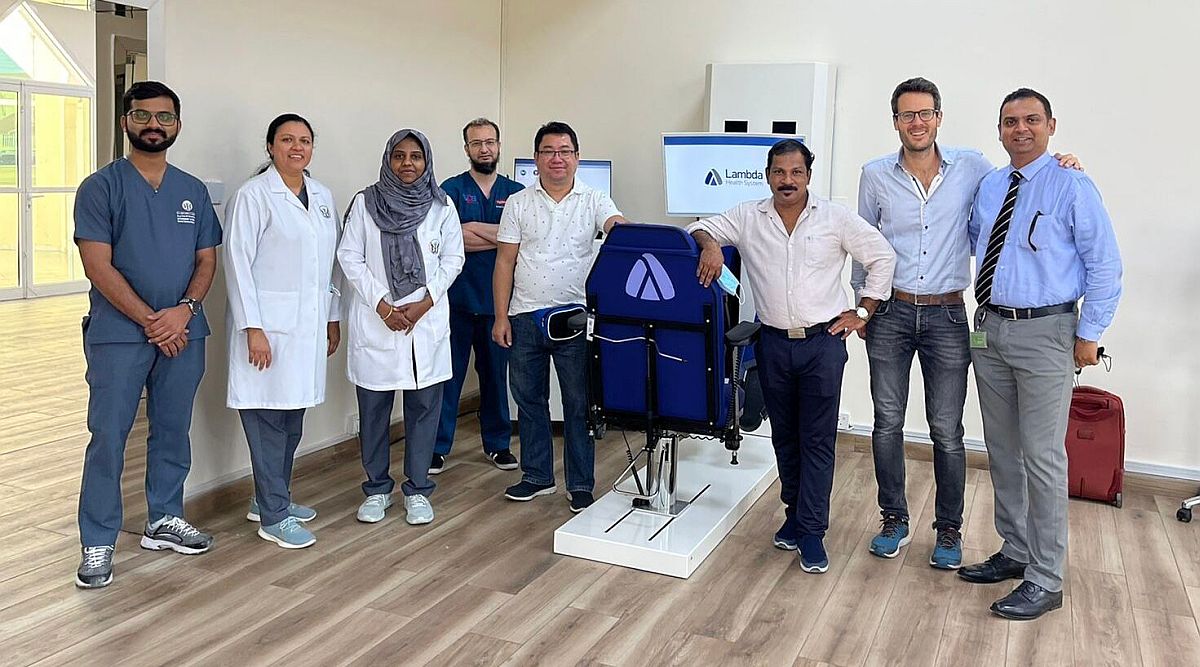 Lambda Health Systems team in UAE
