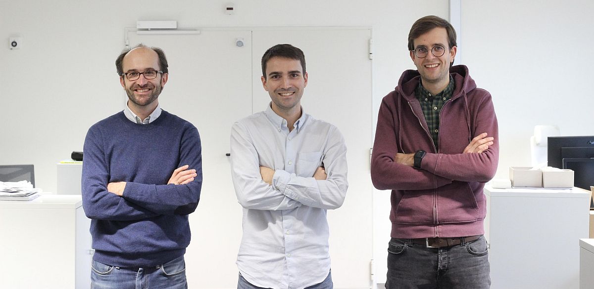 L-R: Miraex co-founders Nicolas Abelé, Clément Javerzac, and Karel Dumon 