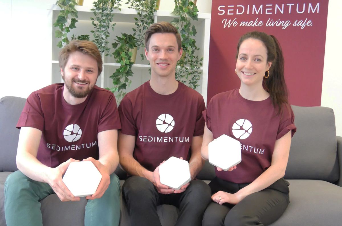 Das Sedimentum Management (v.l.n.r.): Arthur Habicht, Sandro Cilurzo, Eugenie Nicoud