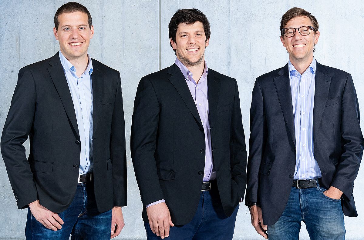 Seervision's co-founding team: Reto Hofmann,  Nikos Kariotoglou and Conrad von Grebel