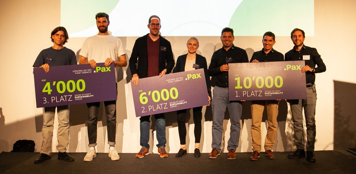 Die drei Gewinner-Startups des Pax Sustainability Award