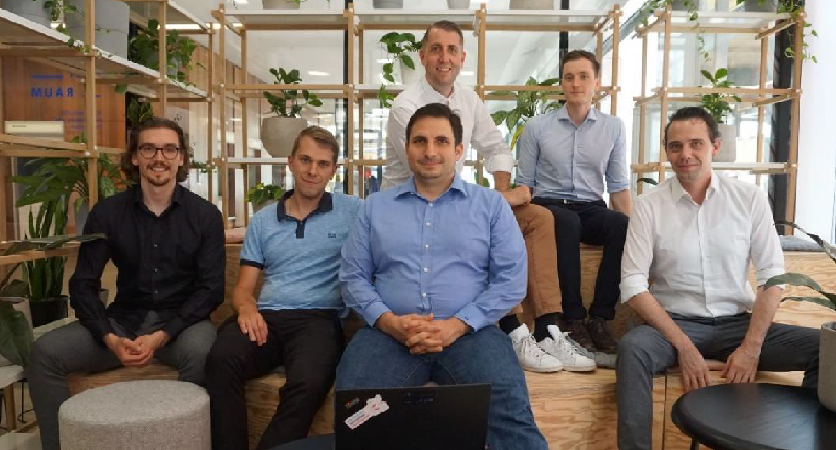 The Splint Invest team: Robin Muster, Kris Konieczka, Alexander Bernauer, Alex Hofmann, Aurelio Perucca, Mario von Bergen