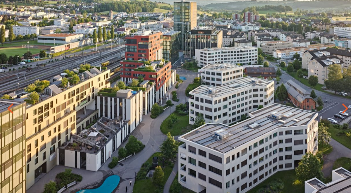Switzerland Innovation Park Central auf dem Suurstoffi-Areal in Rotkreuz