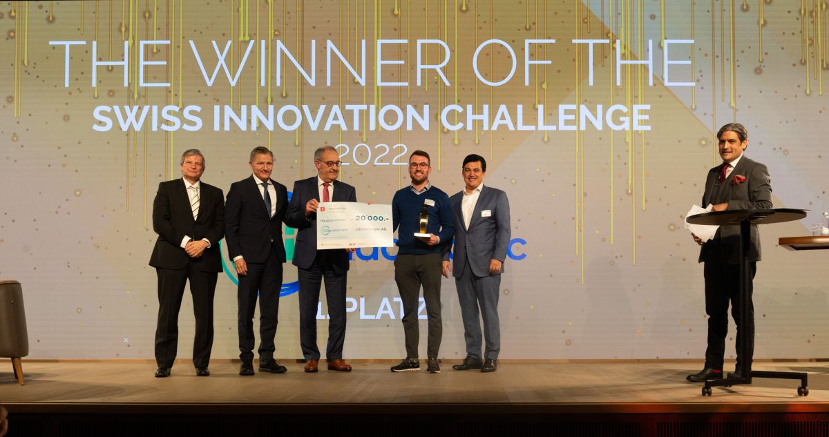Preisübergabe Swiss Innovation Challenge