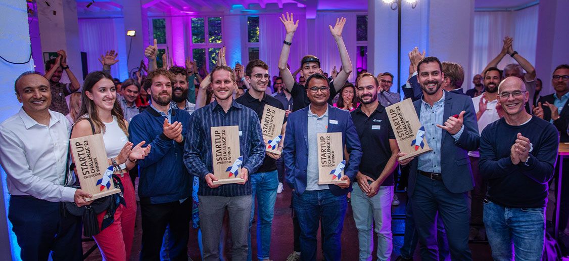Winners of the tenth Swisscom Startup Challenge