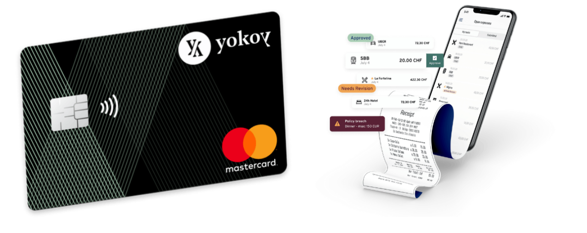 Expense robot becomes Yokoy and launches corporate prepaid credit card