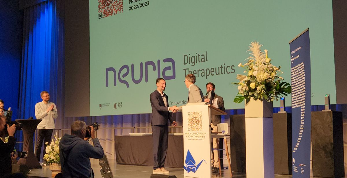 Neuria awarded Fribourg Innovation Award
