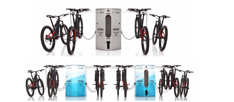station de recharge e-bike