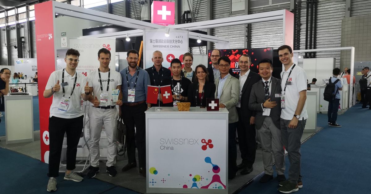 Swiss startup delegation CES Asia 2018