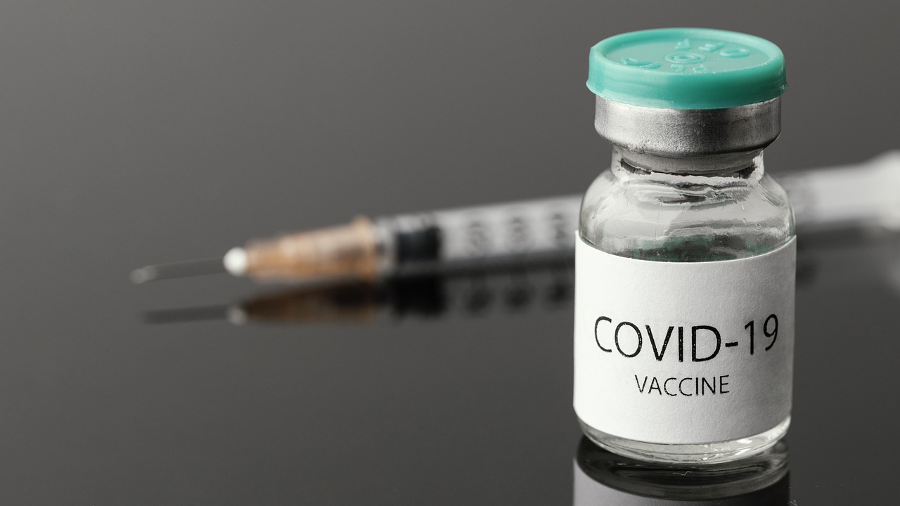 Covid-19 vaccine bottle