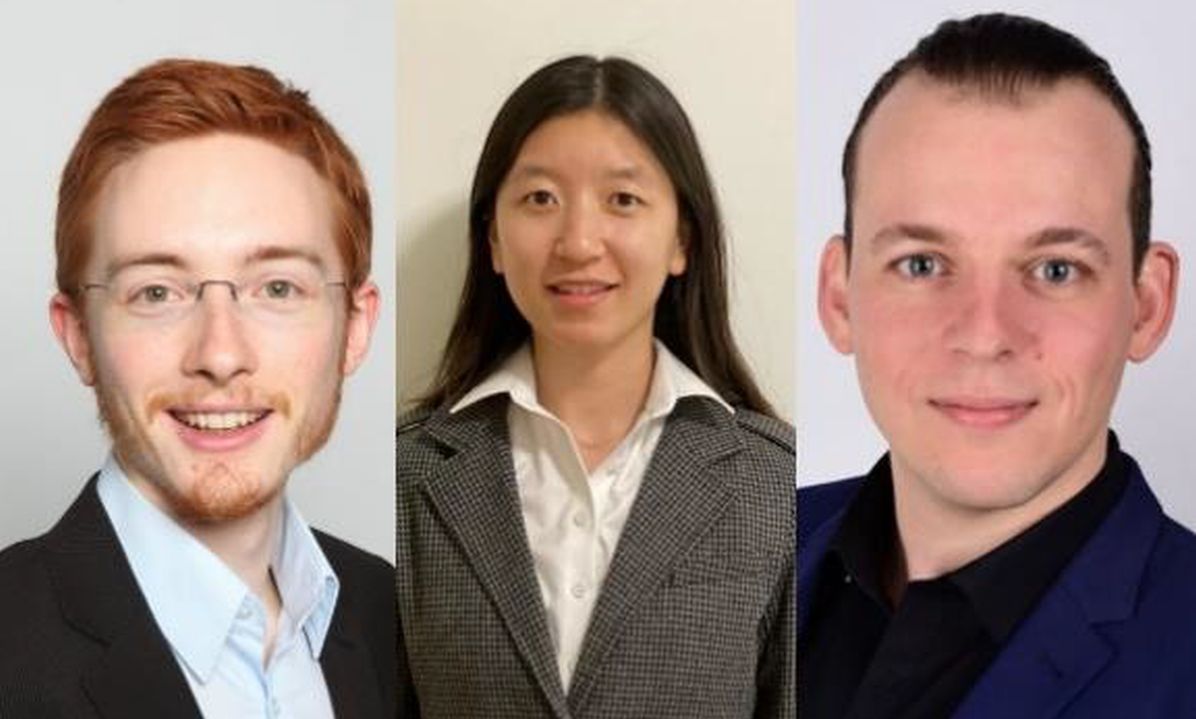 Co-founders Lucas Fiévet, Zhiying Cui, and Malte Redschlag