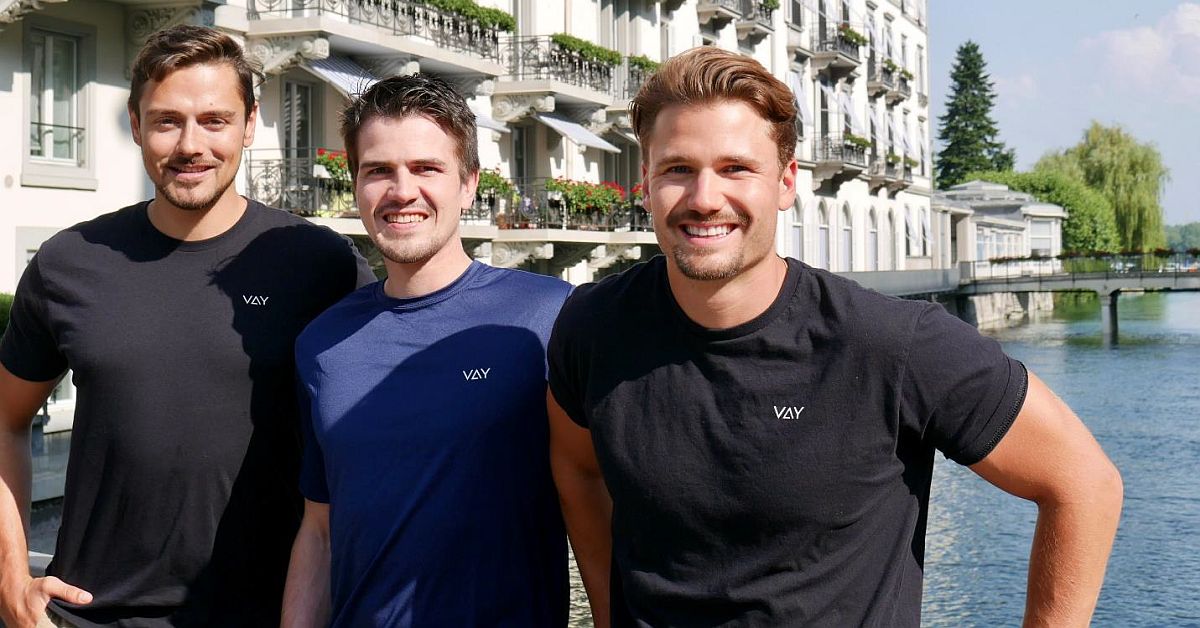 The VAY co-founders (from left to right): Joel Roos (CEO), Patrizio Bonzani (CTO), and Ben Simon (COO)